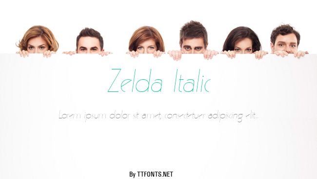 Zelda Italic example